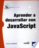 libro Aprender A Desarrollar Con Javascript